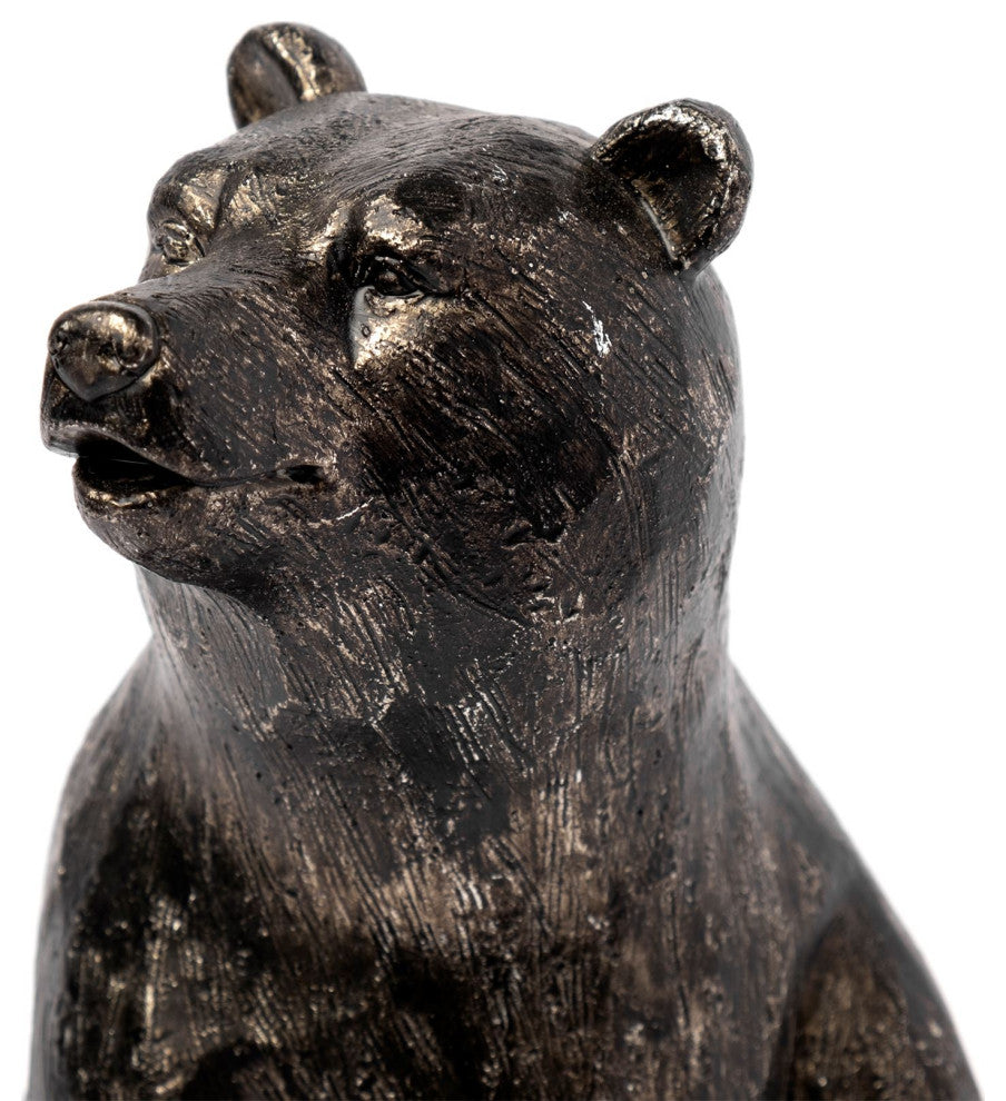 "Sleuth" Grizzly Bear Book Ends