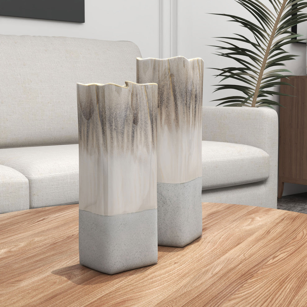 Saunton Ceramic Table Vase, Small