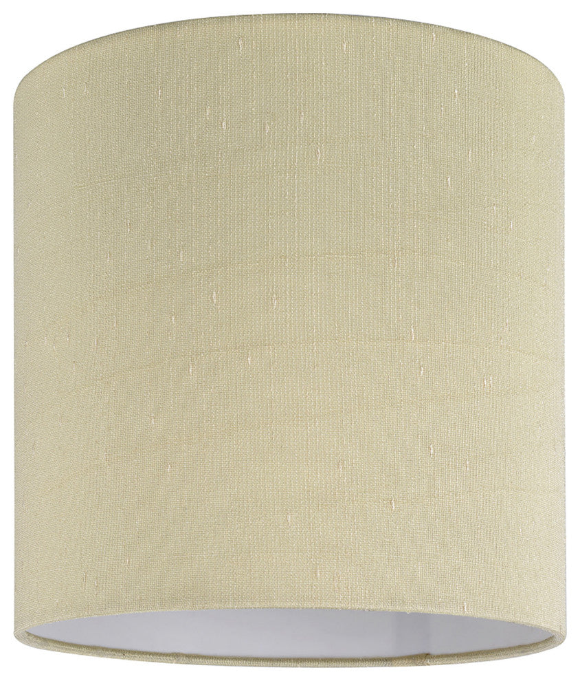 31004 Hardback Drum Shape Spider Lamp Shade, Gold, 8" wide, 8"x8"x8"