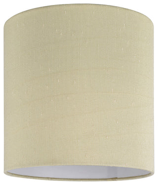 31004 Hardback Drum Shape Spider Lamp Shade, Gold, 8" wide, 8"x8"x8"