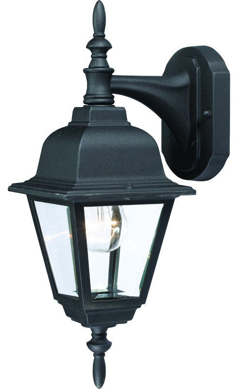 Black Outdoor Patio or Porch Exterior Light Fixture