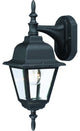 Black Outdoor Patio or Porch Exterior Light Fixture