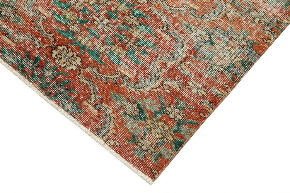 Rug N Carpet - Handwoven Turkish 3' 2" x 8' 0" Low Pile  Small Area Rug