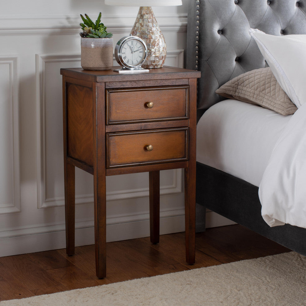 Safavieh Toby End Table, Filbert Brown