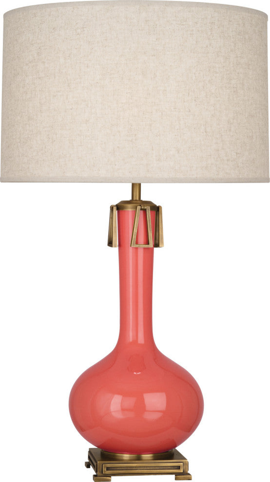 Robert Abbey RA-ML992 1-Light Table Lamp, Athena