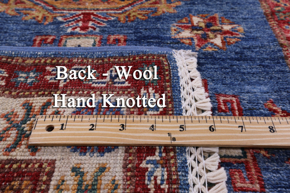Runner Handmade Super Kazak Wool Rug 2' 9" X 12' 5" Q11233