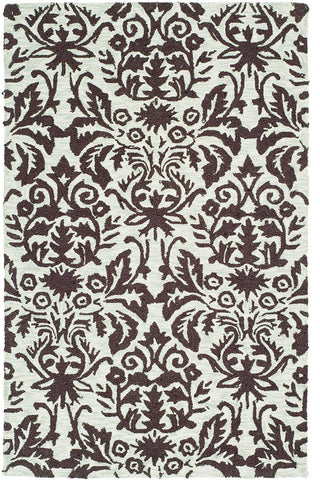 Safavieh Chelsea hk368c Damask Rug, Sage/Chocolate, 2'6"x8'0" Runner