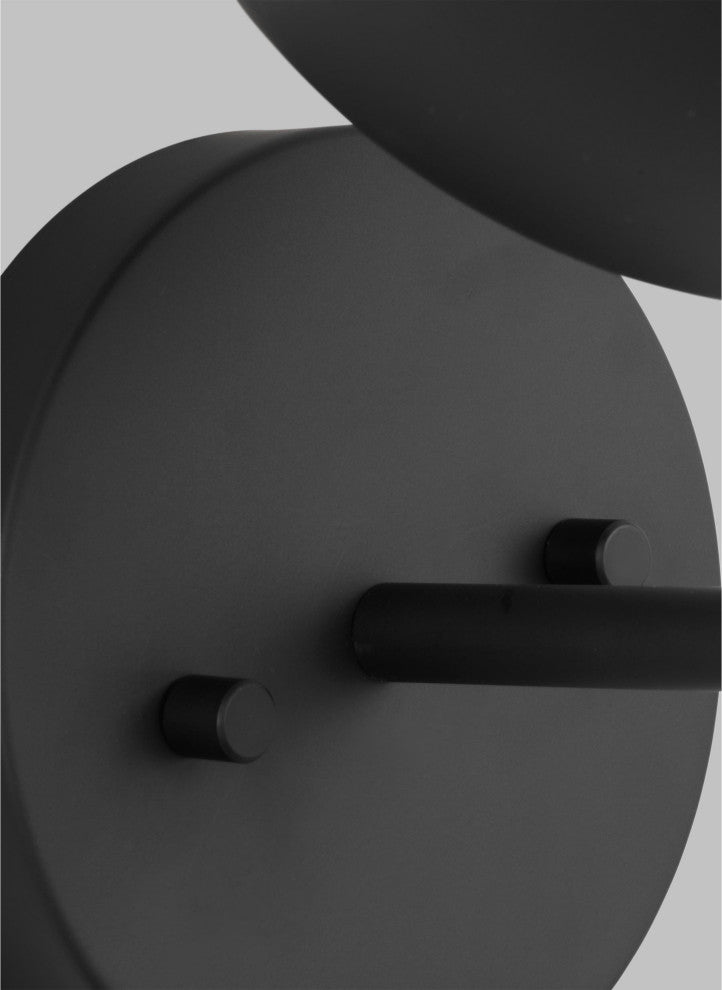 Alvin One Light Wall / Bath Sconce, Midnight Black