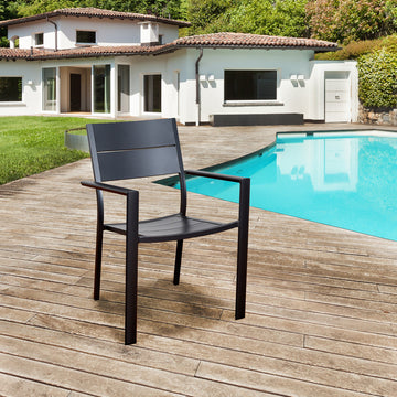 Atlantic Koningsdam 4-Piece Armchairs Set, High Quality Aluminum