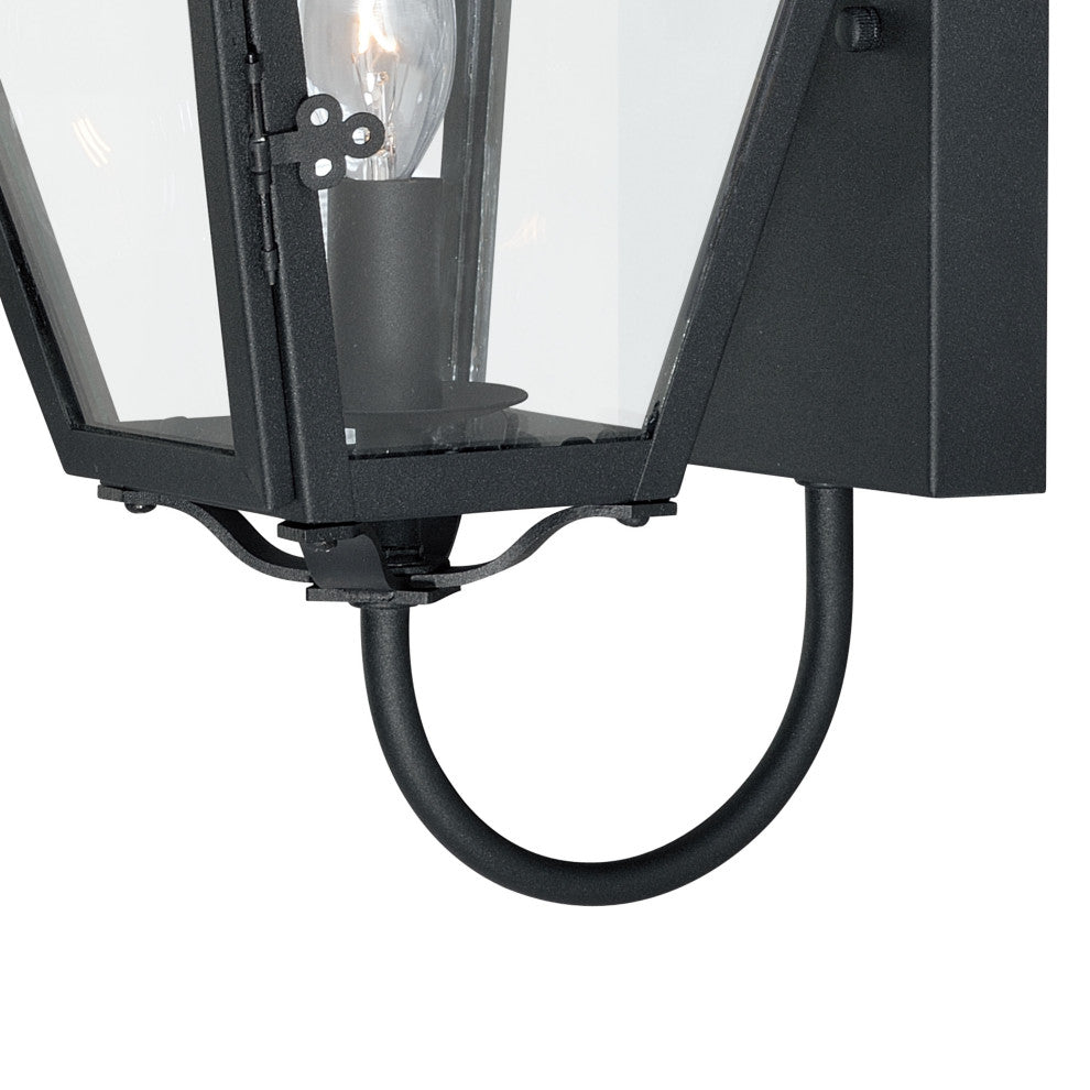Vaxcel Nottingham 7" Outdoor Wall Light, Textured Black