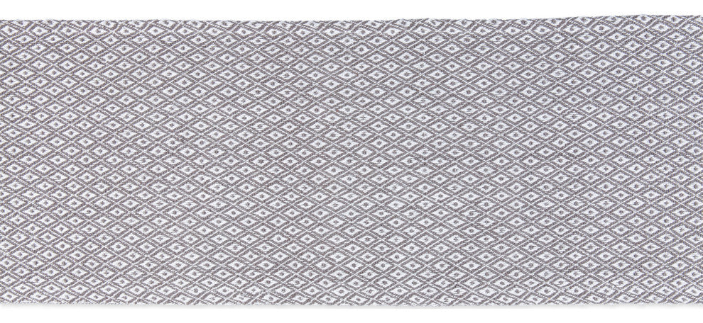DII Gray Mini Diamond Table Runner