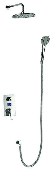 Mendoza Intelligent Chrome Shower Set With Digital Display