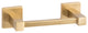 Vlora Bath Series, Two Post Paper Holder, Satin Brass