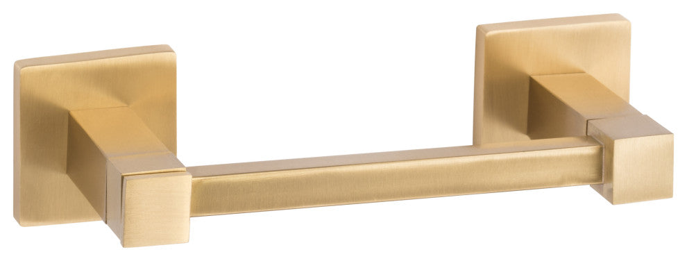 Vlora Bath Series, Two Post Paper Holder, Satin Brass