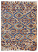 Centehua Distressed Southwestern Aztec 4x6 Area Rug in Multicolored