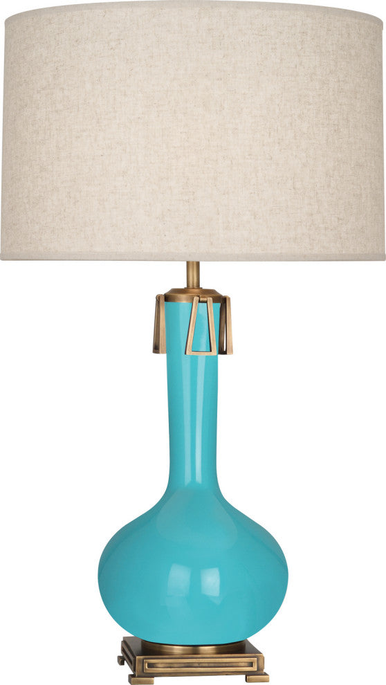 Robert Abbey RA-EB992 1-Light Table Lamp, Athena