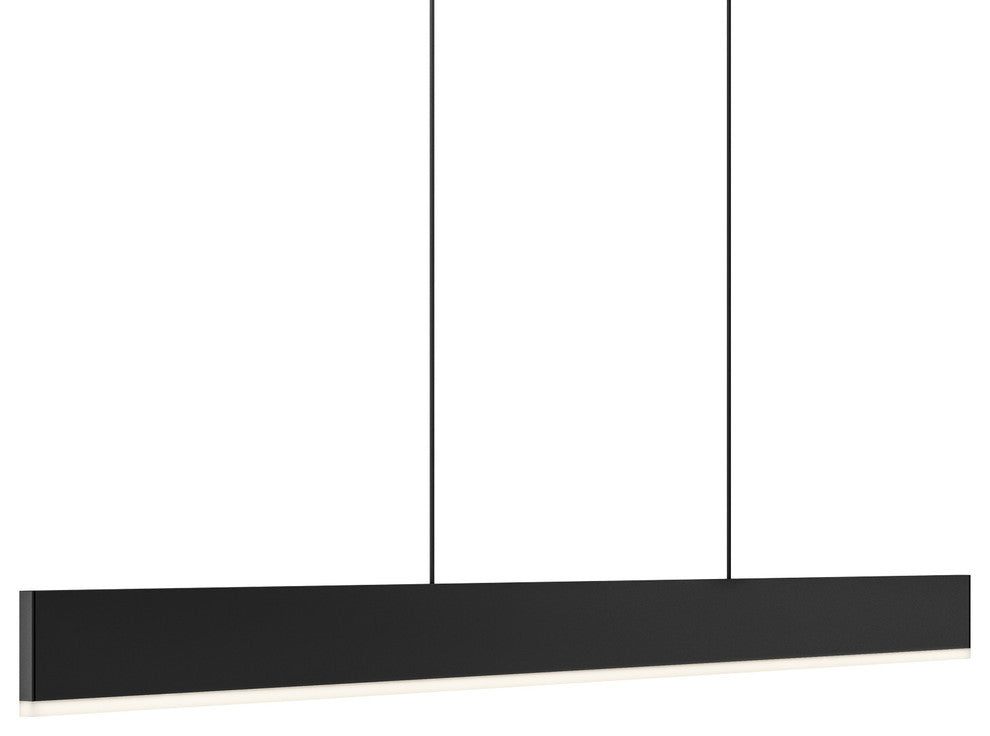 DALS Lighting 72" Slim Profile LED Linear Pendant, Black