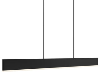 DALS Lighting 72" Slim Profile LED Linear Pendant, Black