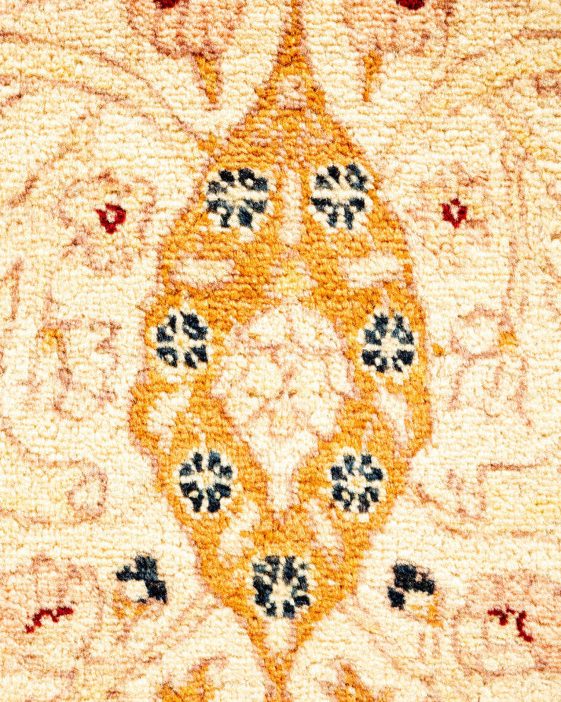 Mogul, One-of-a-Kind Hand-Knotted Area Rug Orange, 3' 1 x 5' 2
