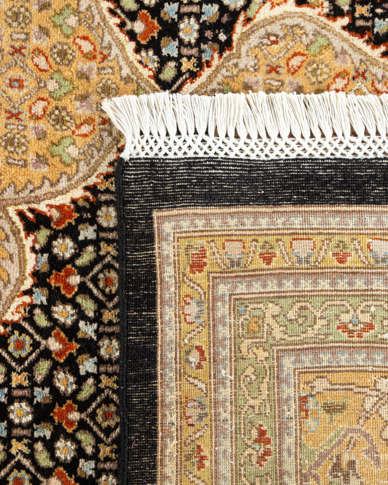 Mogul, One-of-a-Kind Hand-Knotted Area Rug Black, 10' 2 x 14' 10