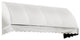 Awntech 5' Savannah Acrylic Fabric Fixed Awning, White