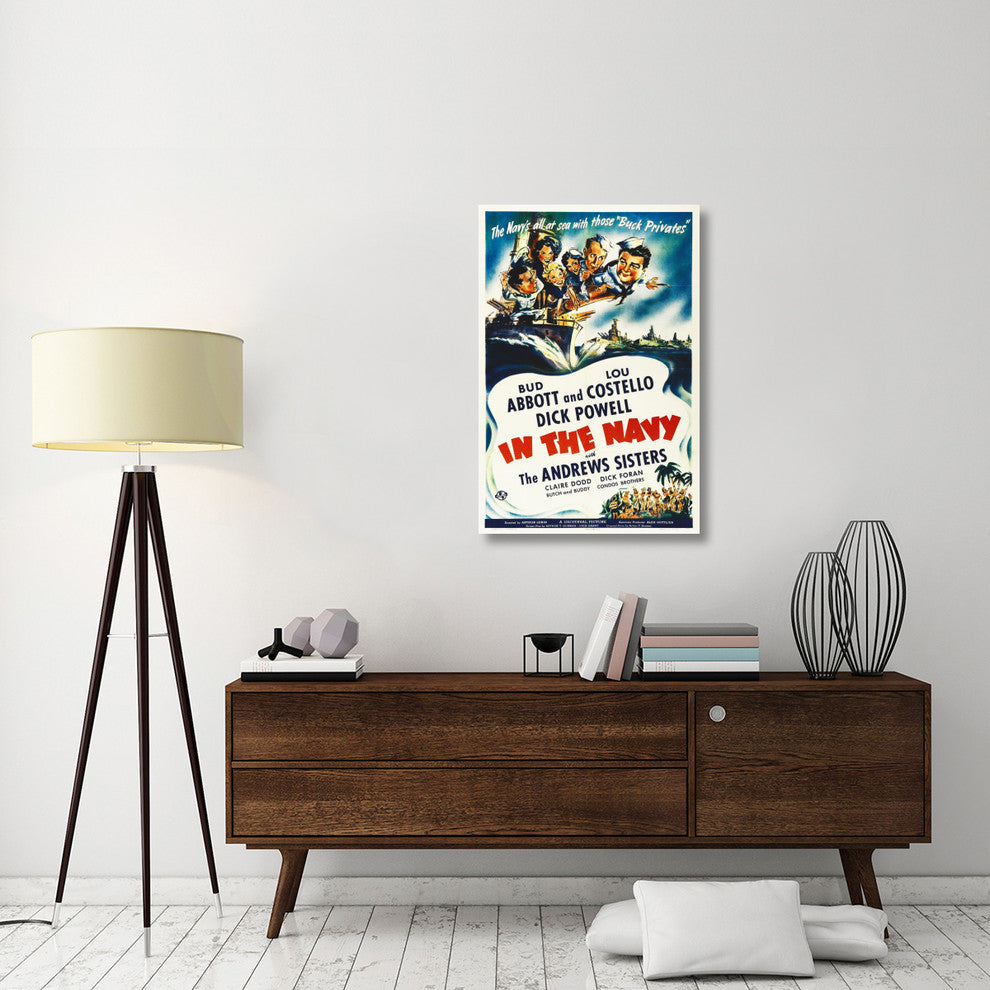 "Abbott & Costello - In The Navy" Canvas by Hollywood Photo Archive, 27x40"