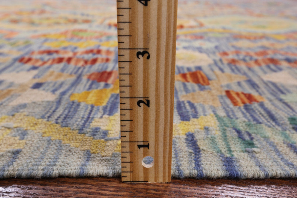 Kilim Flat Weave Reversible Rug 5' 11" X 7' 8" Q8285