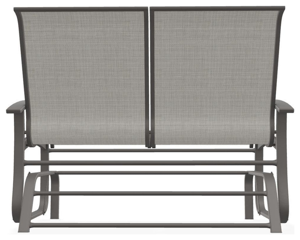 Belle Isle Sling 2-Seat Glider, Deacon/Warm Gray