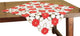 Holiday Poinsettia Embroidered Cutwork Table Topper, 34"x34"