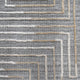 HAND WOVEN FLAT WEAVE KILIM POLYESTER RUGS -Rectangle,Gray Multicolor,Geometric, [Runner] 2'6''x10'