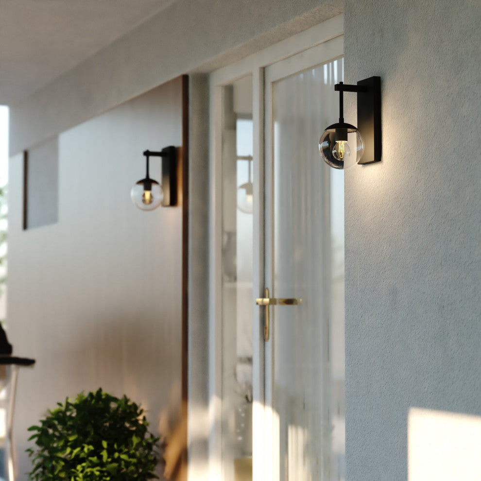 Vaxcel Lighting T0714 Keeler 12" Tall Wall Sconce - Matte Black