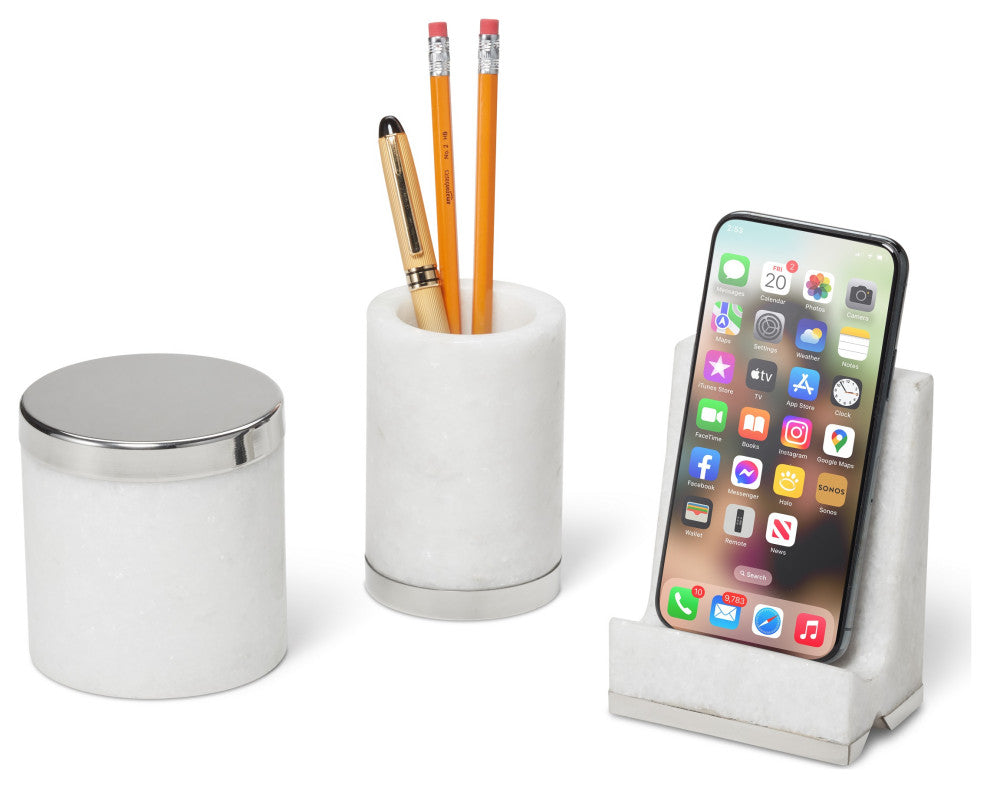 Roman Marble Office, Cell Phone Holder