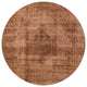 Ahgly Company Indoor Round Mid-Century Modern Area Rugs, 6' Round