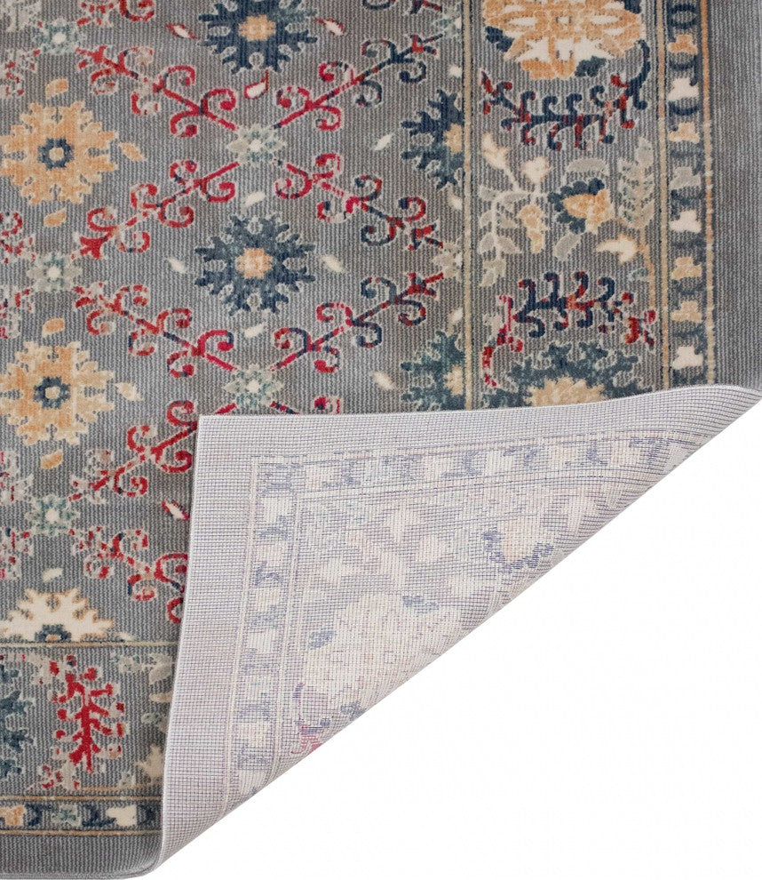 Noori Rug Distressed Nicki Grey/Blue Rug