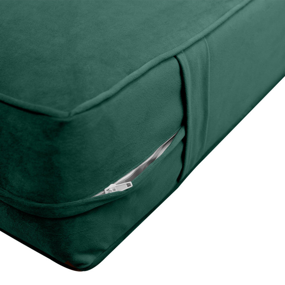 Same Pipe 8" Twin 75x39x8 Velvet Indoor Daybed Mattress |COVER ONLY|-AD317