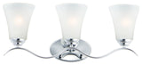 Maxim 12083FT Vital 3 Light 24"W Bathroom Vanity Light - Polished Chrome