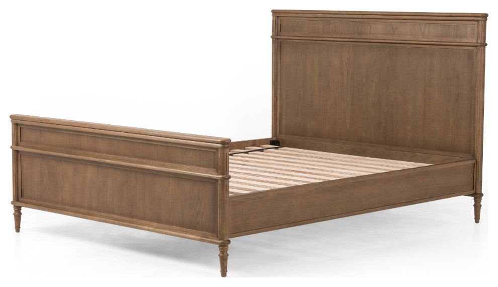 Toulouse Bed-Toasted Oak-Queen