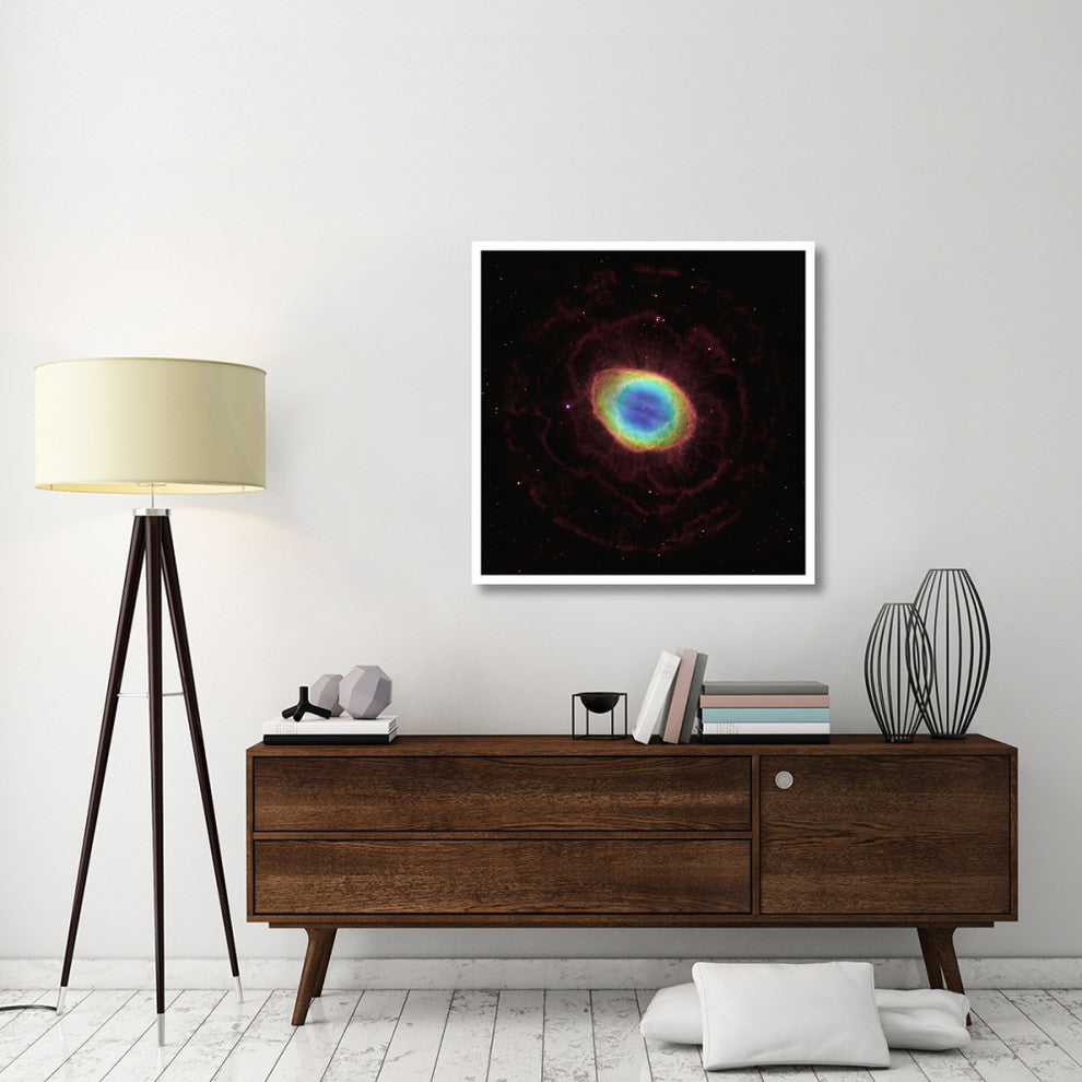"Hubble Reveals the Ring Nebula's True Shape" Paper Print by NASA, 38"x38"