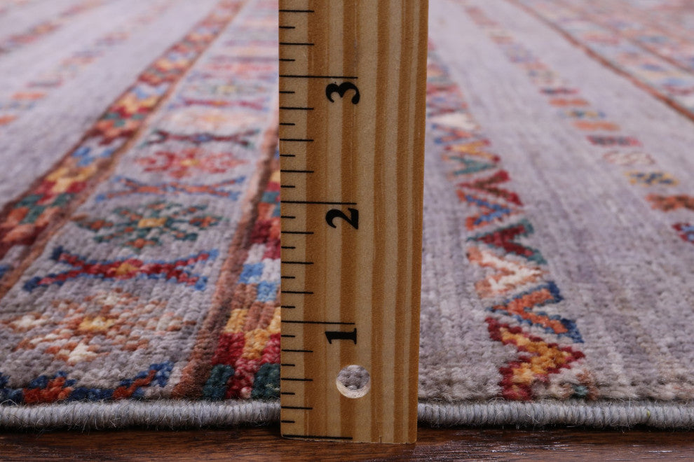 4' 0" X 6' 5" Khorjin Super Kazak Handmade Rug Q7455