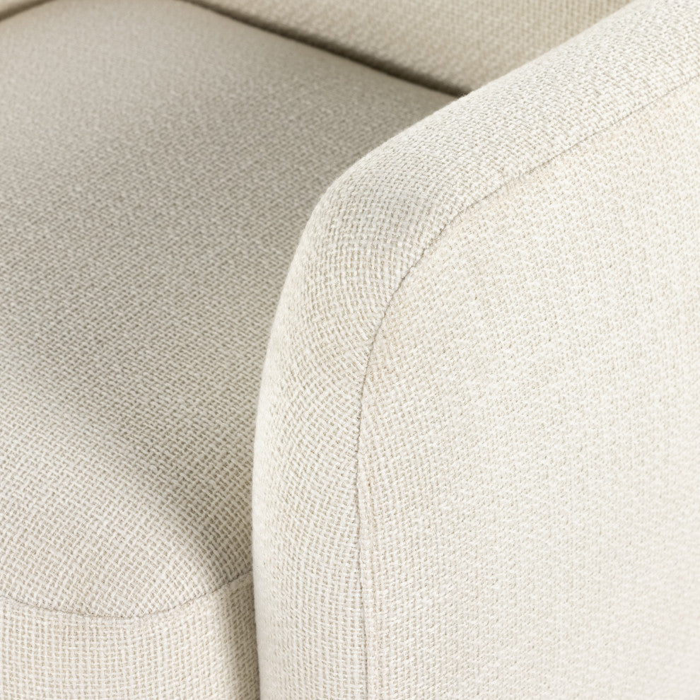 Enya Swivel Chair, Gibson White