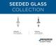 Progress Lighting 3-Light Foyer With Clear Seeded Glass Bowl, Brushed Nickel