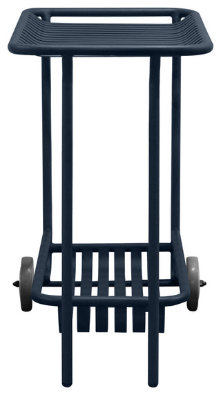 Enid Outdoor Cart, Dark Blue