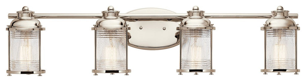 Kichler Ashland Bay Bath Light in Polished Nickel, 4