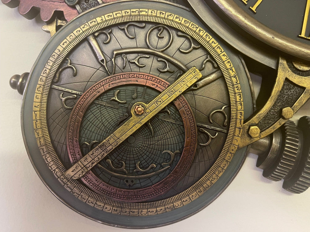 Steampunk Industrial Wall Clock