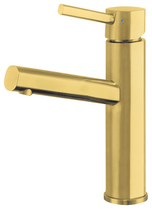 Lead-Free, Solid Stainless Steel Single lever Elevated Lavatory Faucet, Brass