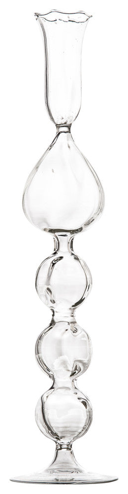 Candlestick Clear and Teardrop Ball