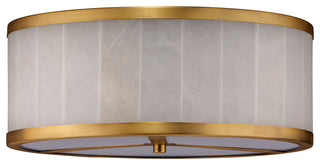 Upsala Alabaster Flush Mount Ceiling Light, Large