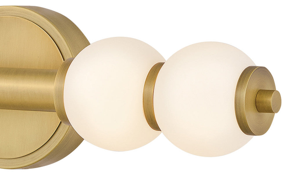 Hinkley Trigo Large Led Sconce, Lacquered Brass