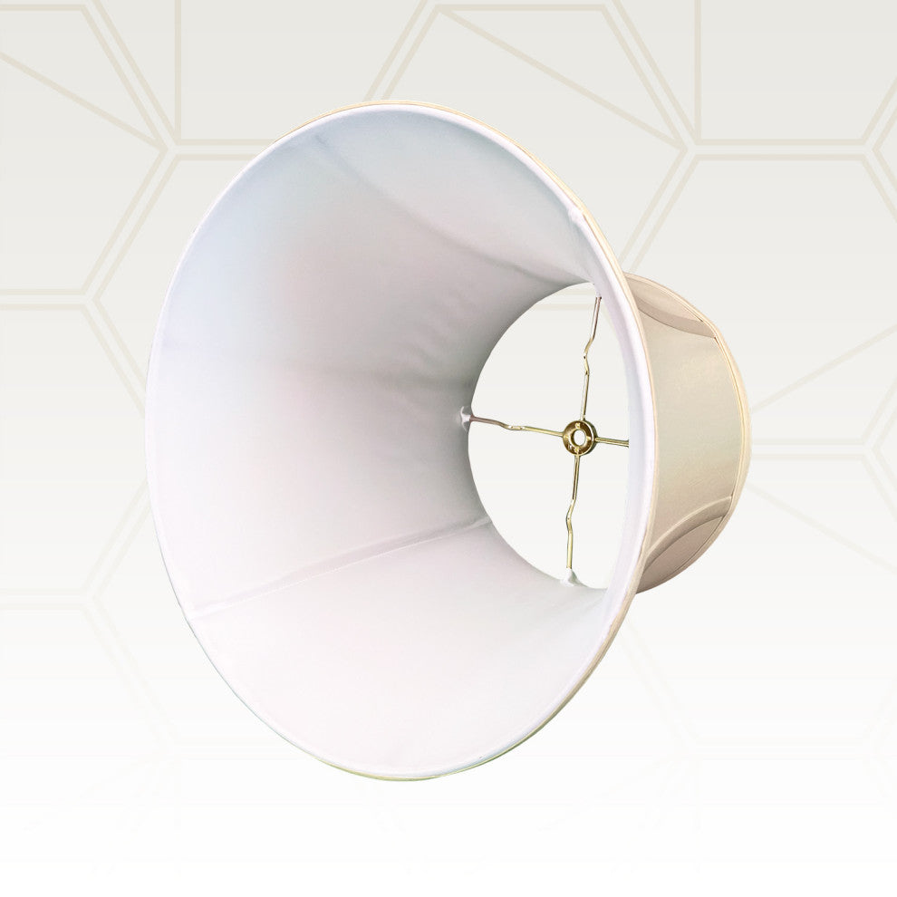 Royal Designs Modified Bell Lamp Shade, Beige, 11x18x13.5, Set of 2