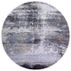 Ahgly Company Indoor Round Mid-Century Modern Area Rugs, 5' Round